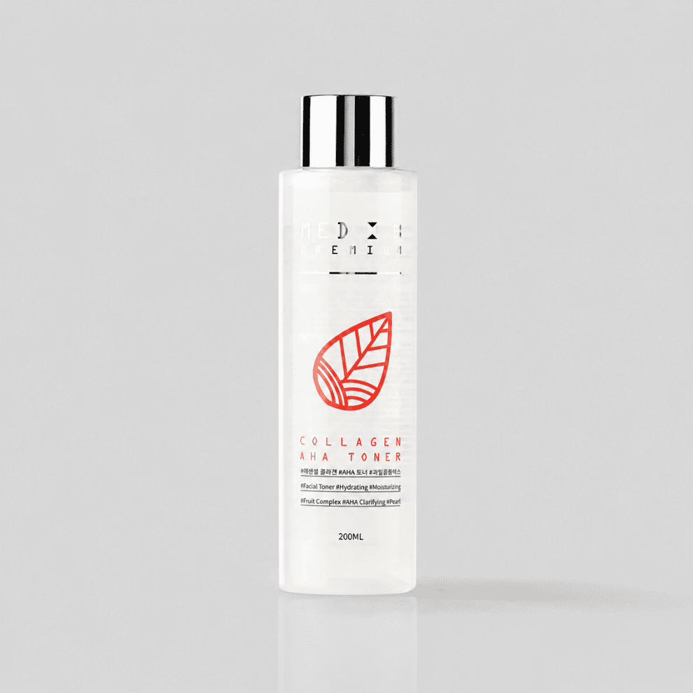 MEDB Premium Collagen AHA Toner Product Feature Image