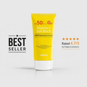 MEDB Vitamin C 24H Protect Sun Cream Product Feature Image