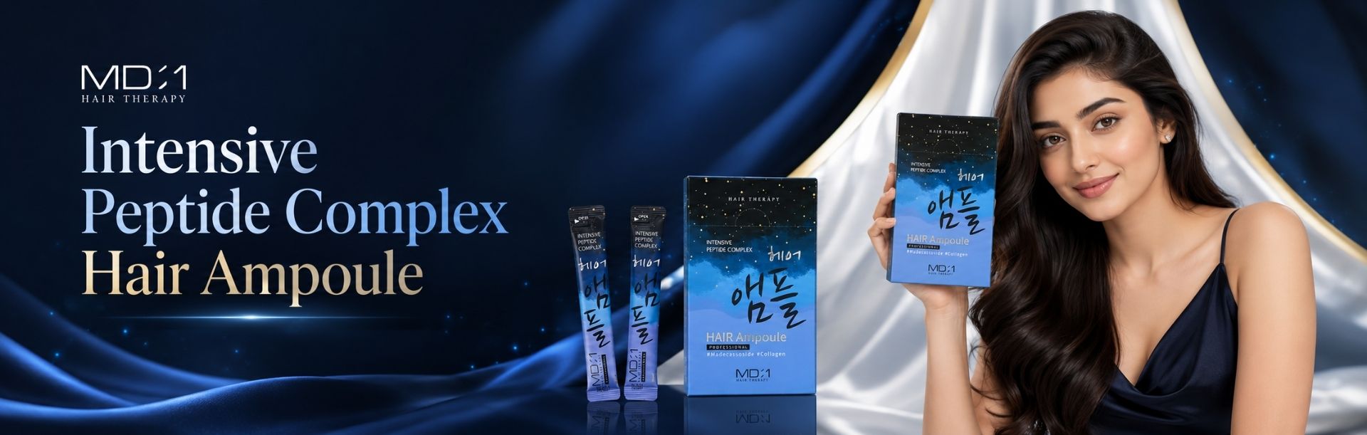 Intensive Peridise Complex hair ampoule by MedB, a K-Beauty brand, promoting healthy hair care in Bangladesh.